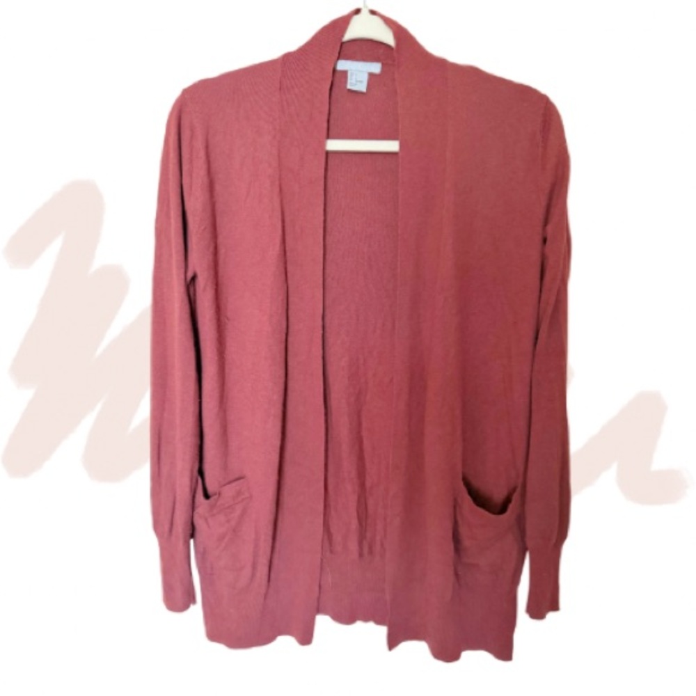 H&M Women's Cardigan Sweater - Dusty Rose